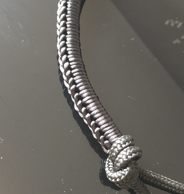 Two in one diamond rope halter set black - Image 2