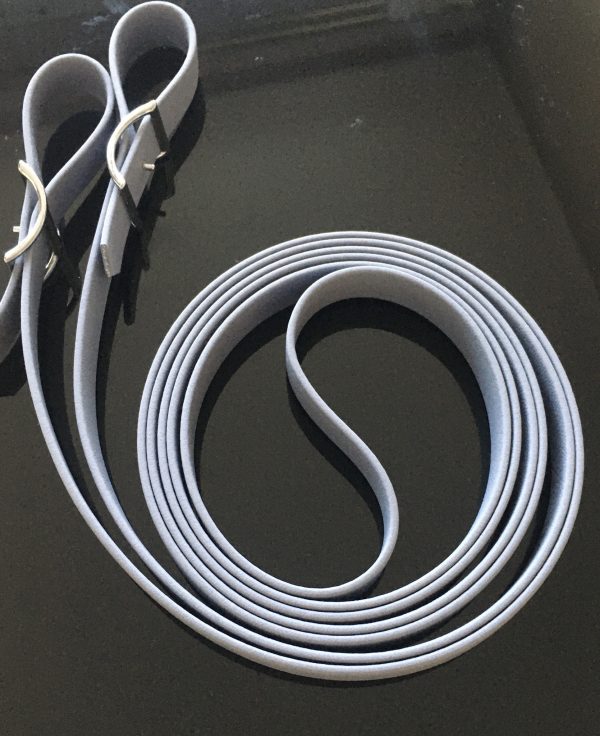 Biothane reins grey with a touch of blue - Image 2