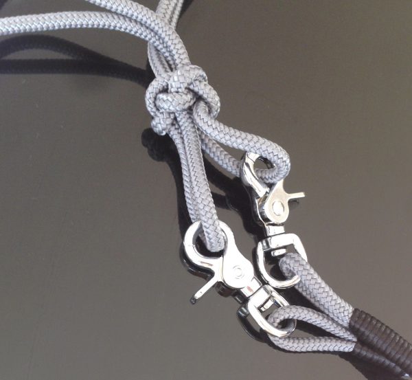 !! Special !! LIMITED edition 'Two in one' diamond rope halter set grey with a touch of blue - Image 3